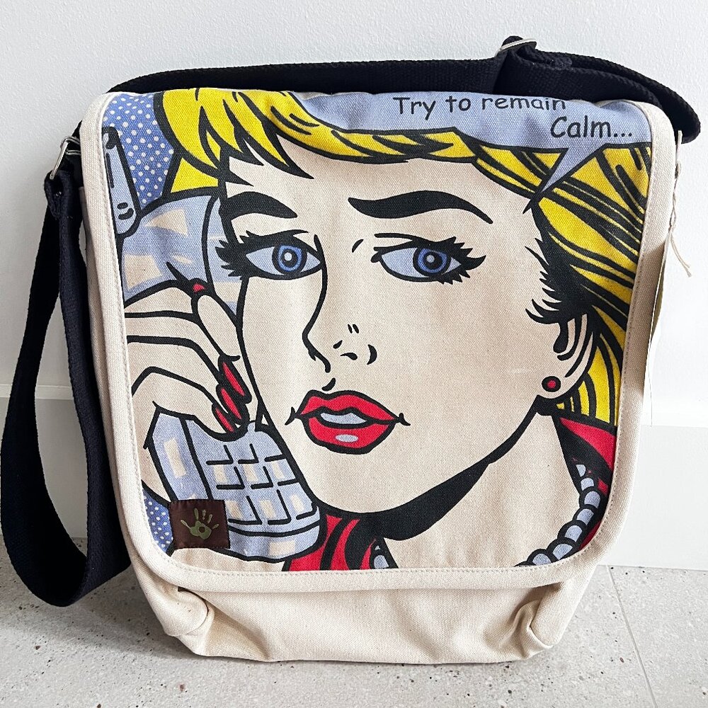 Pop Art Messenger Bag / Shoulder Bag